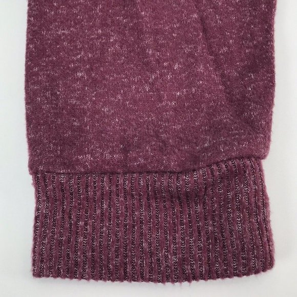 Womens Juniors XL Hoodie Sweatshirt Pullover Purple Soft Stretchy Long Sleeve - Picture 7 of 8